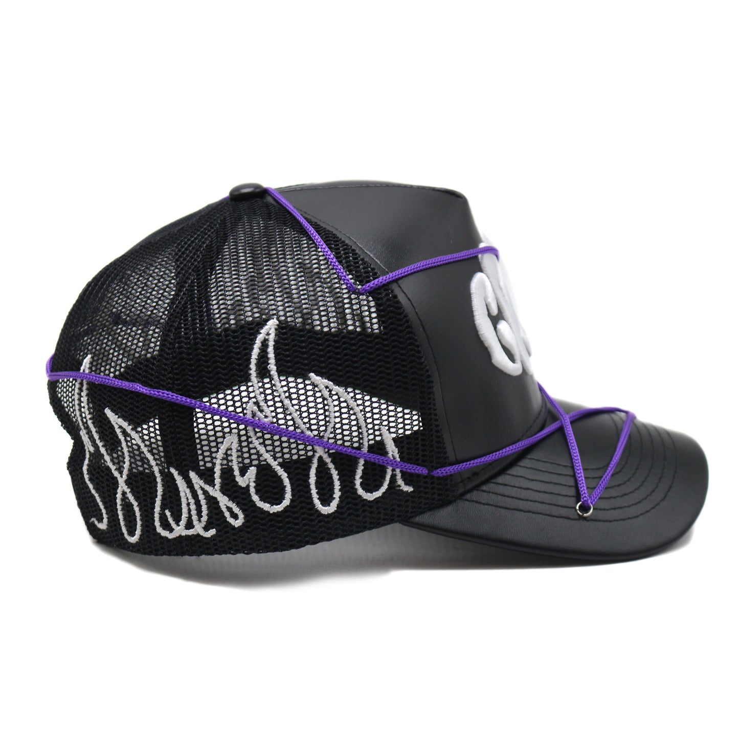 "LEAN" Purple/Black Cap