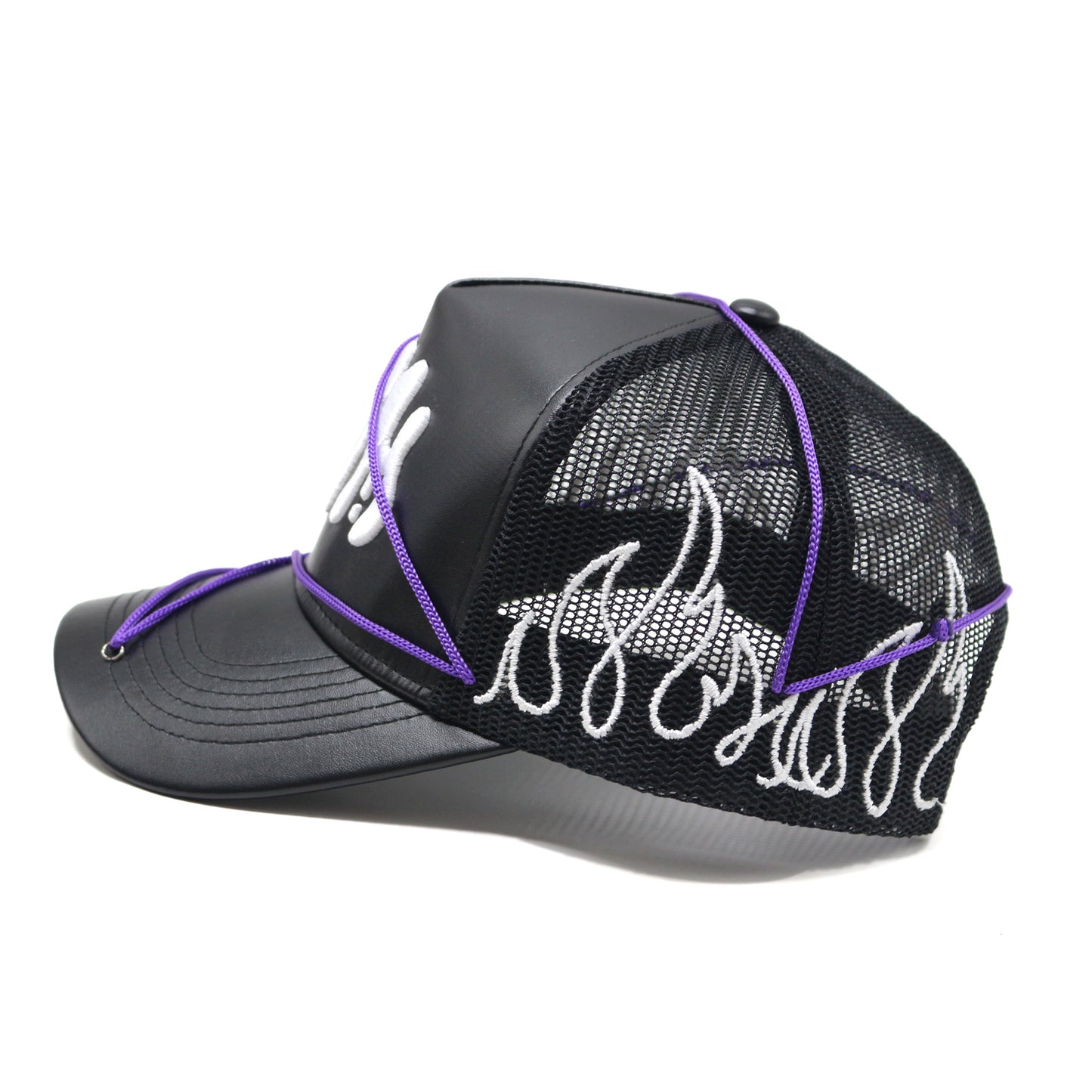 "LEAN" Purple/Black Cap
