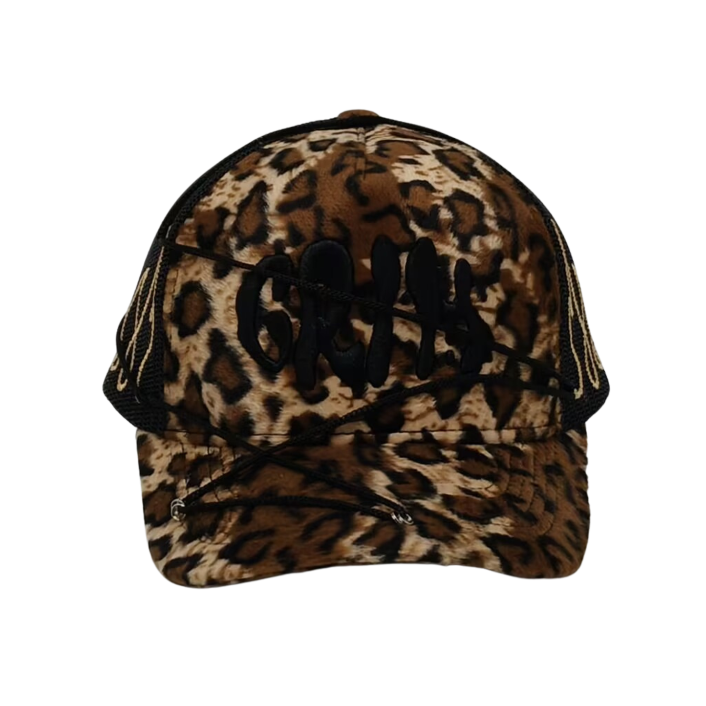 "LEOPARD" Orange/Black Cap