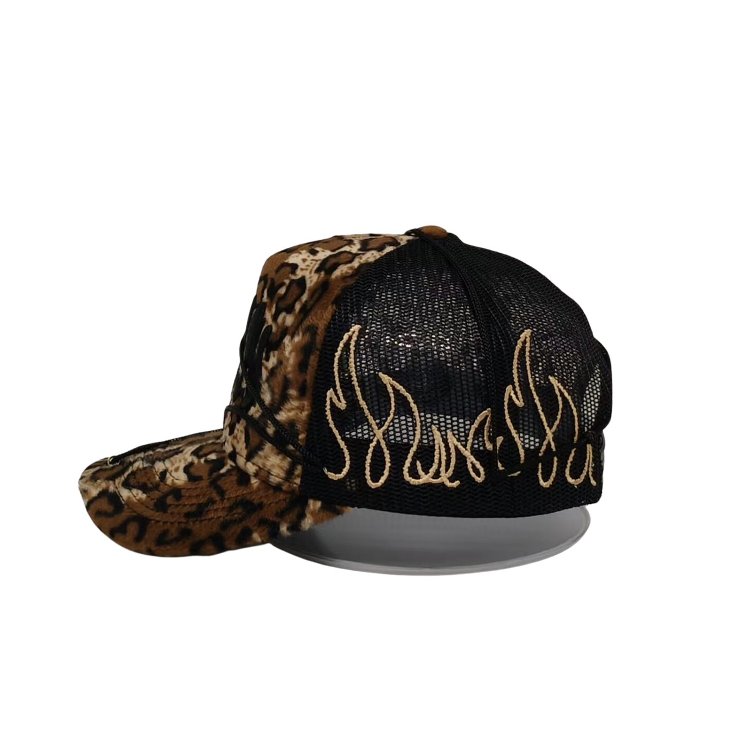 "LEOPARD" Orange/Black Cap