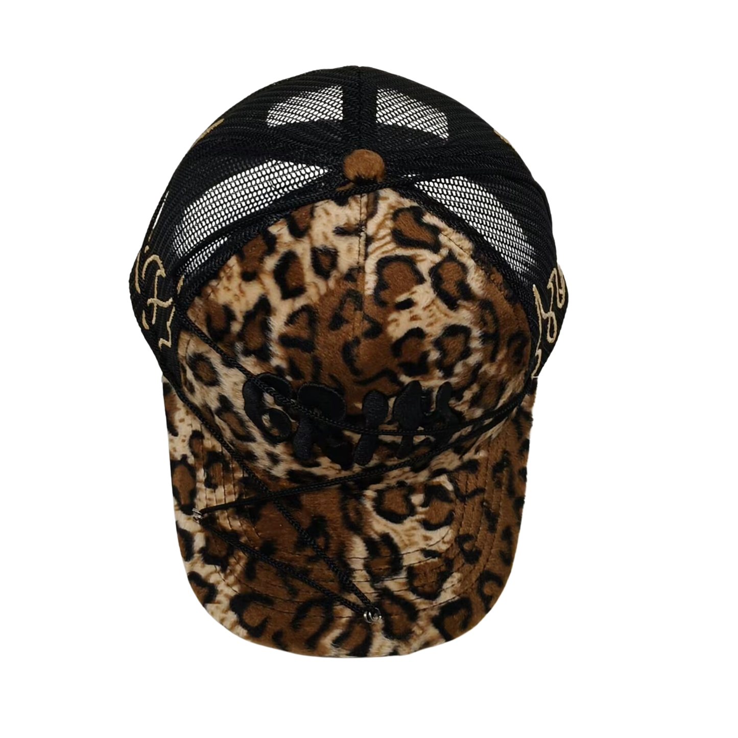 "LEOPARD" Orange/Black Cap