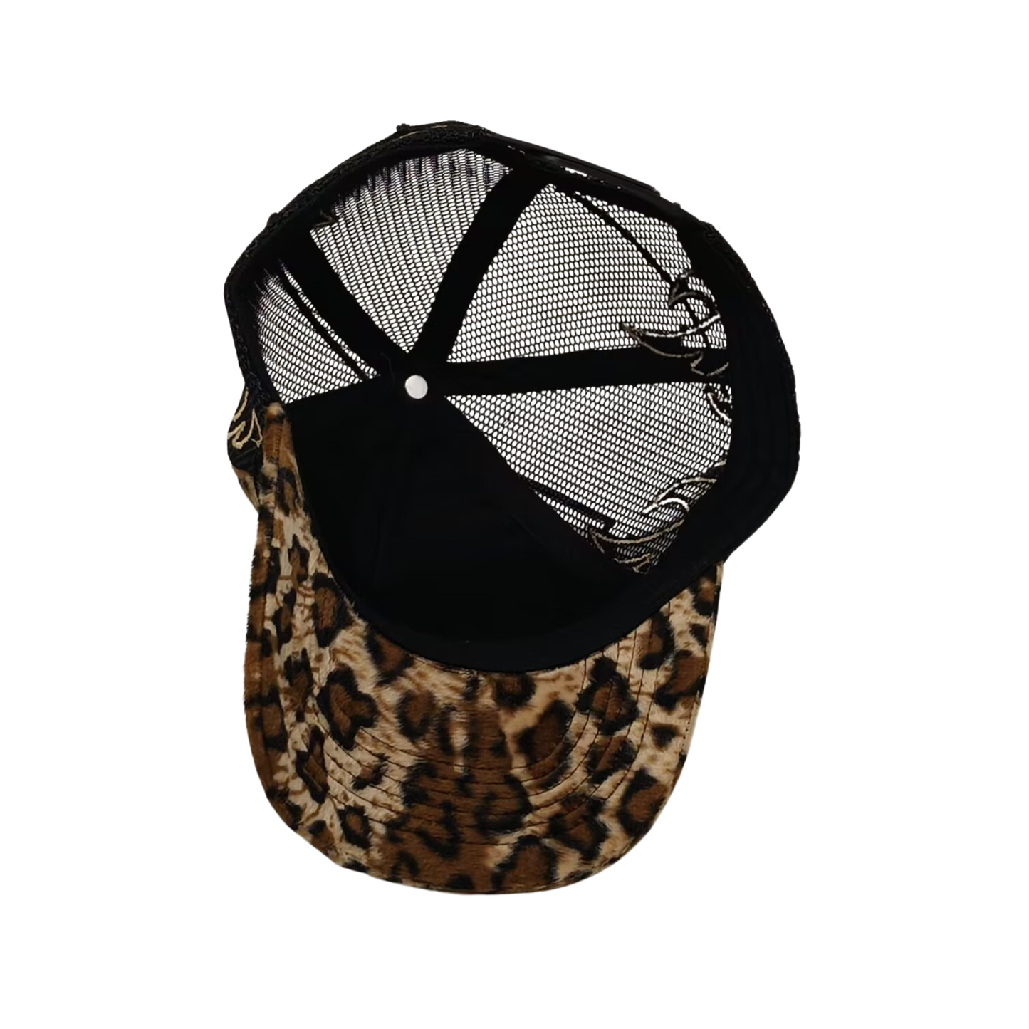 "LEOPARD" Orange/Black Cap