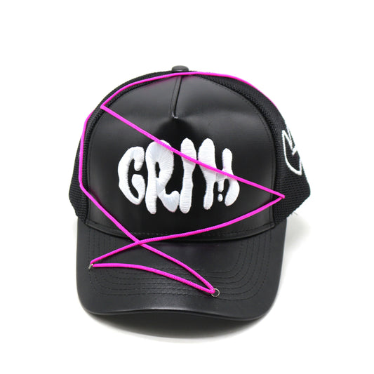 "LUV" Pink/Black Cap