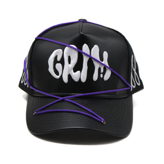 "LEAN" Purple/Black Cap
